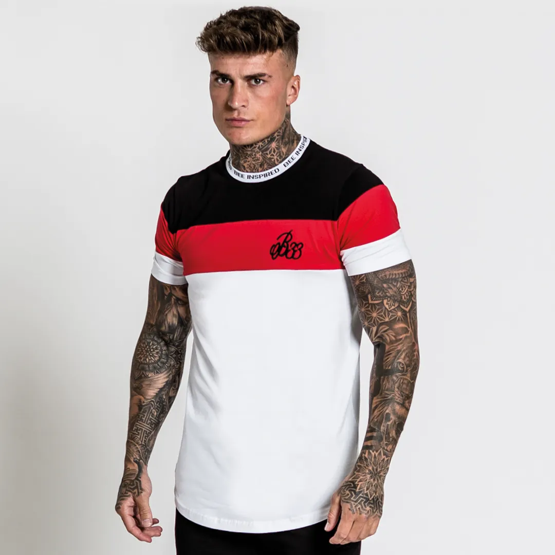 Horizon Tee - Black/Red/White