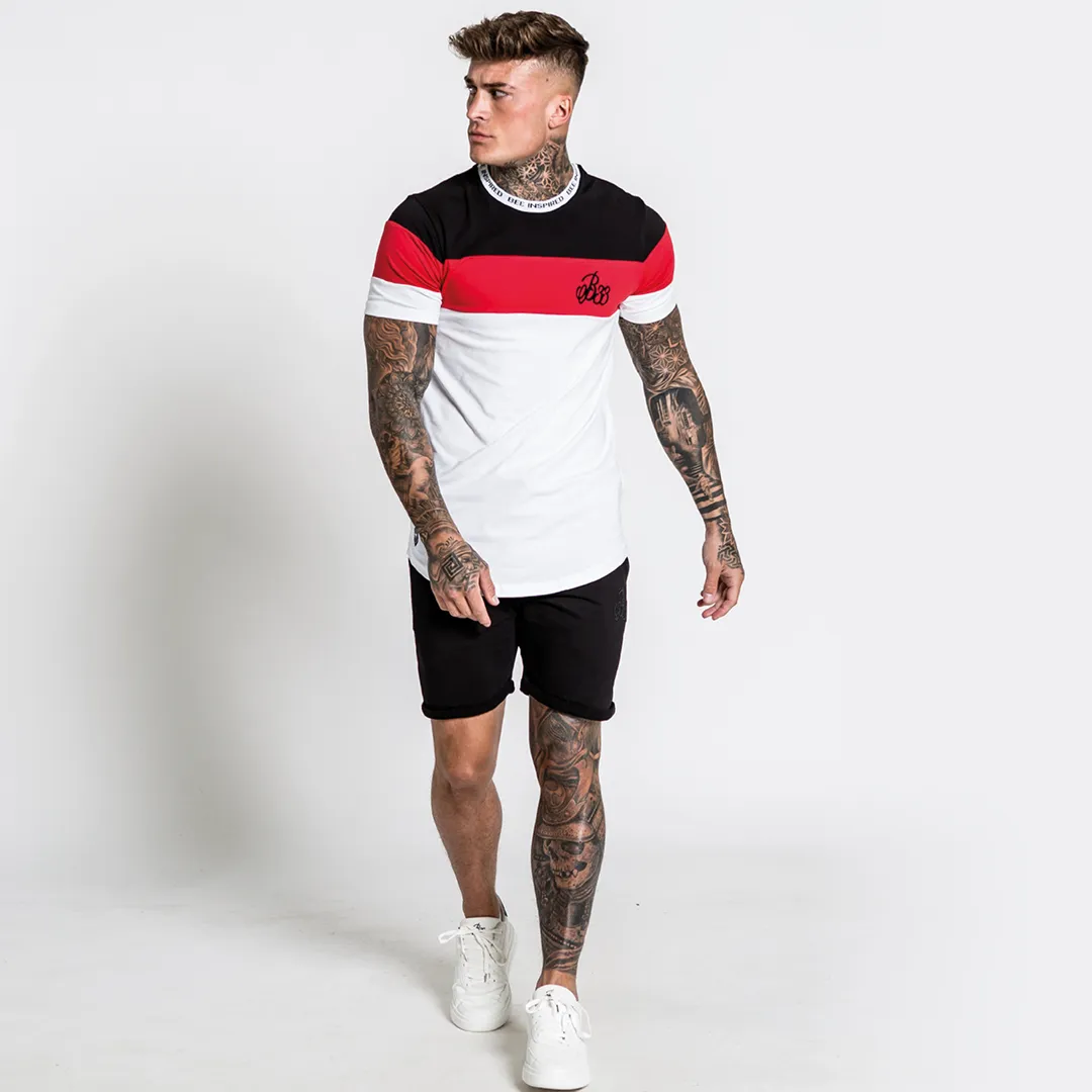 Horizon Tee - Black/Red/White