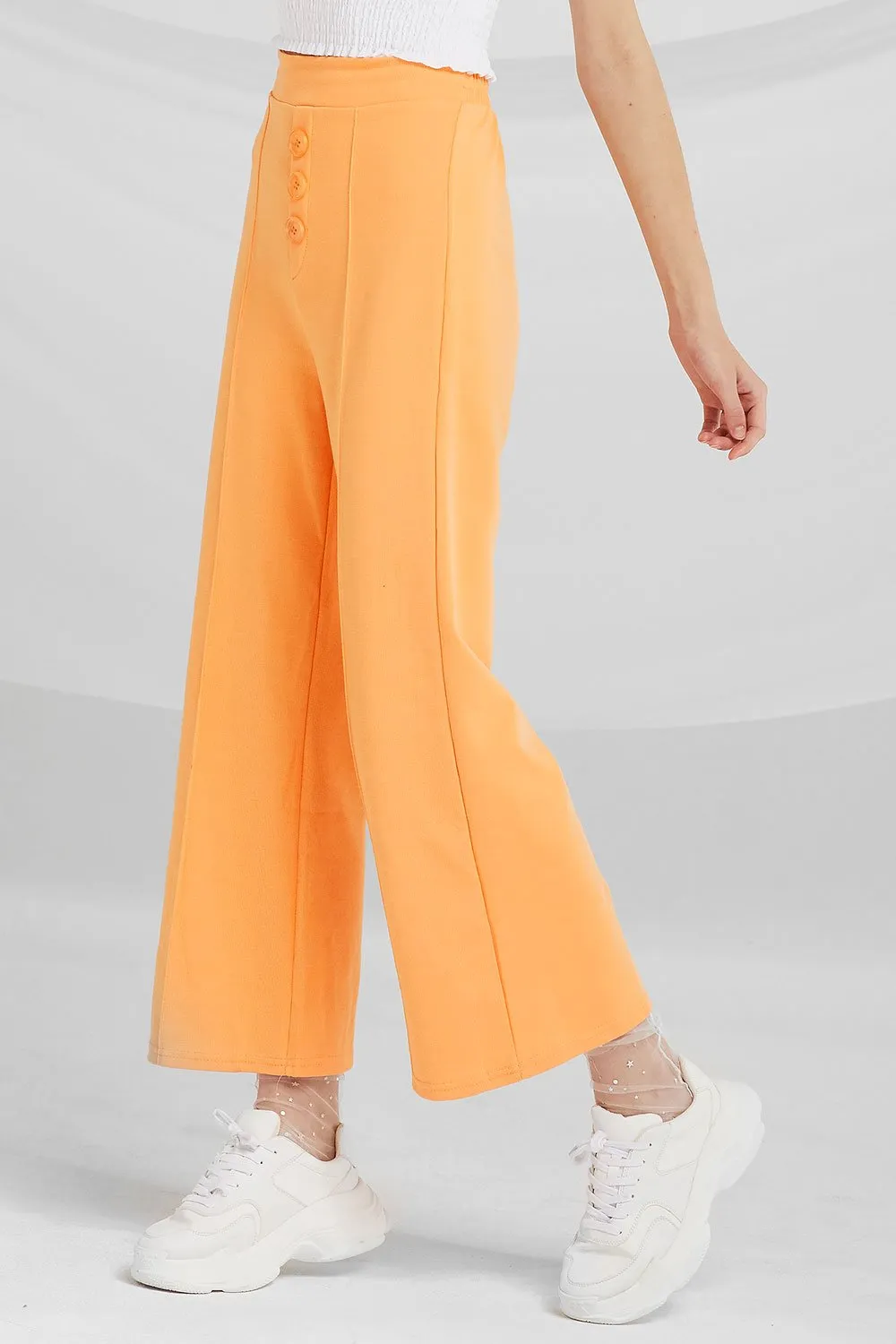 Iliana Ribbed Bootcut Pants