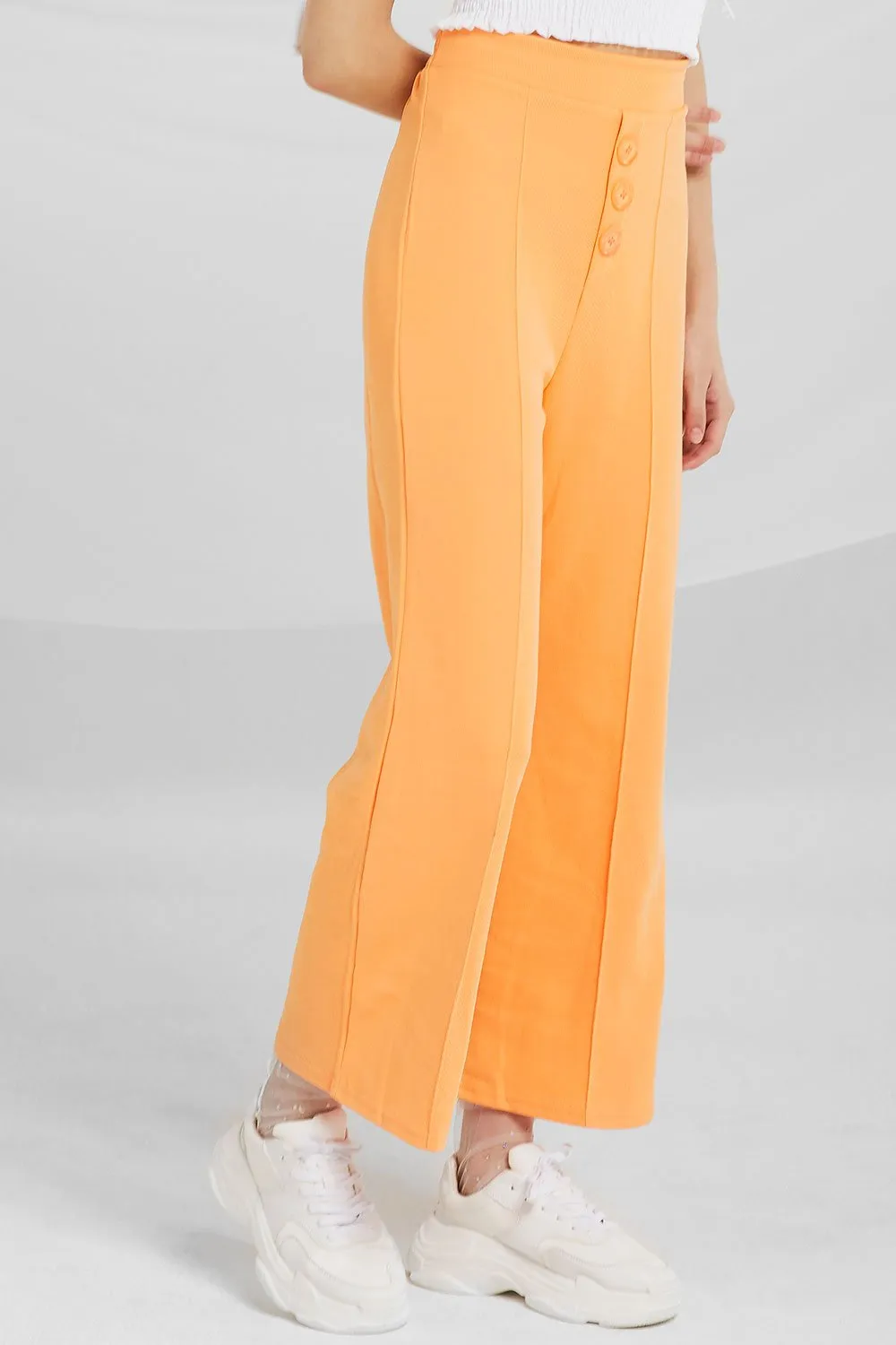 Iliana Ribbed Bootcut Pants