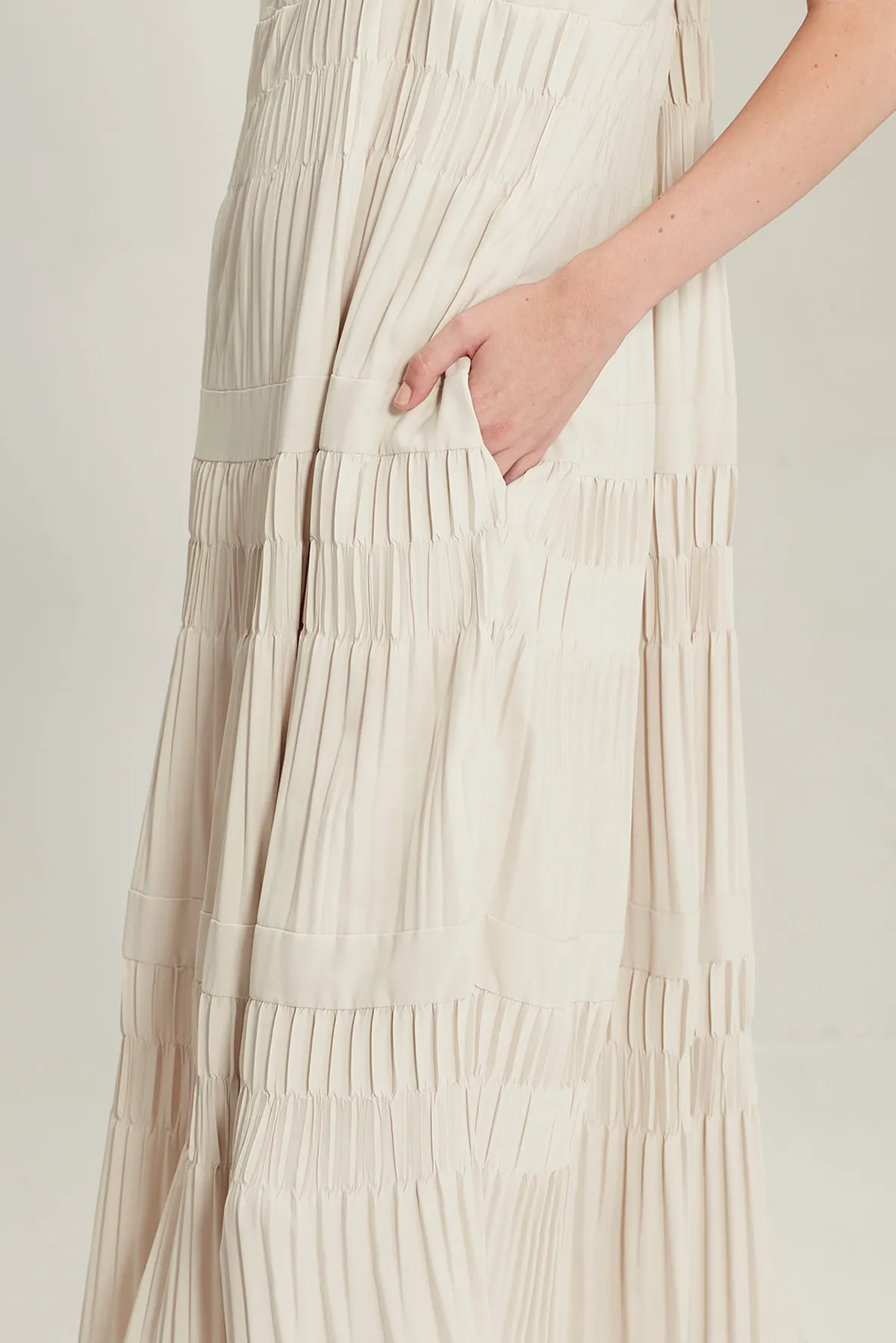 JAVIER PLEAT DRESS