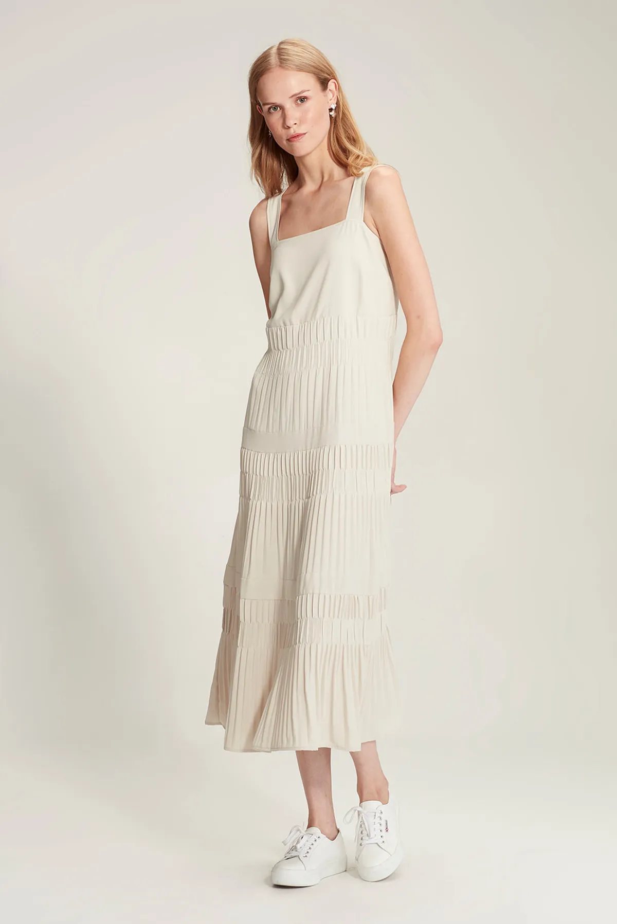 JAVIER PLEAT DRESS