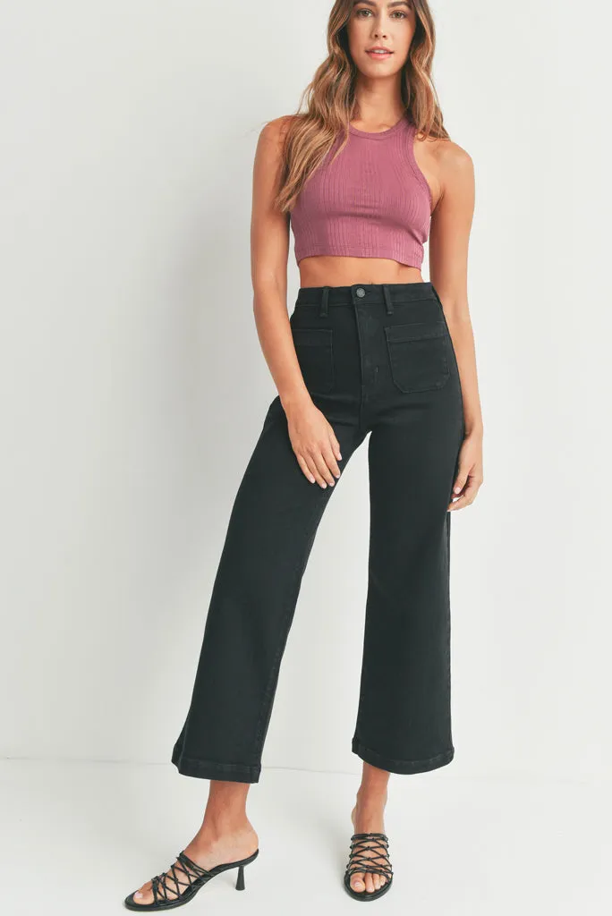 JBD PATCH POCKET WIDE LEG JEAN