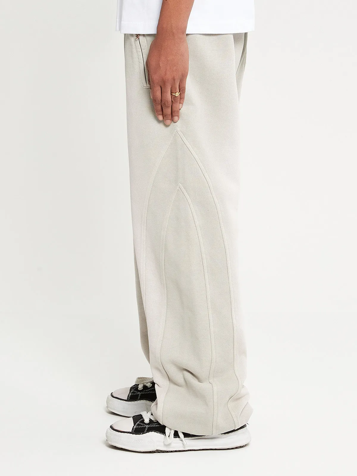 JOGGER PANTS - FADED CREAM