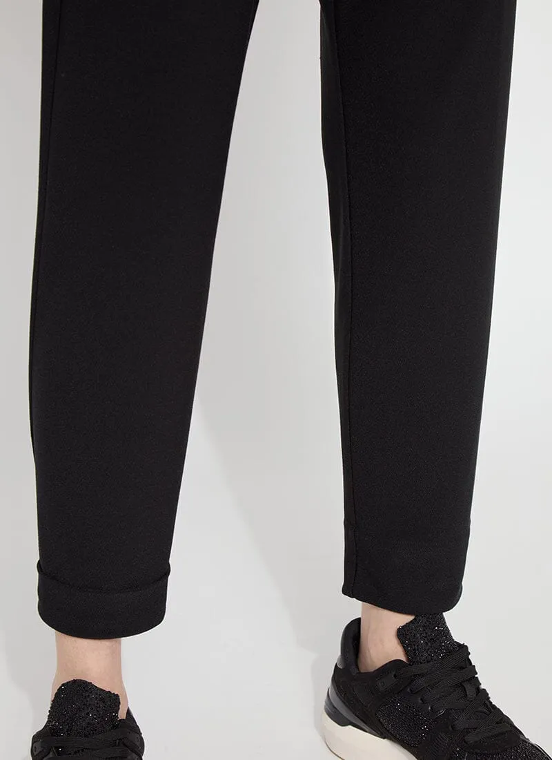 Julia Stretch Crepe Cuffed Jogger