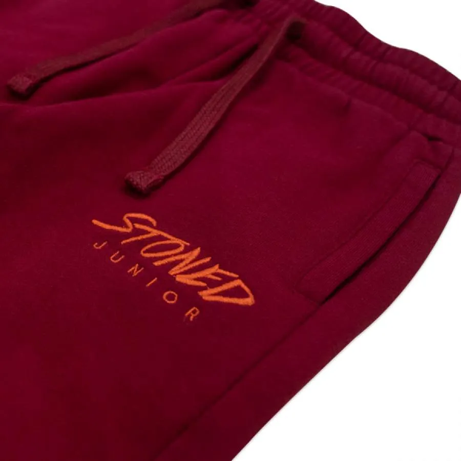 JUNIOR STONEY SWEATPANTS MAROON