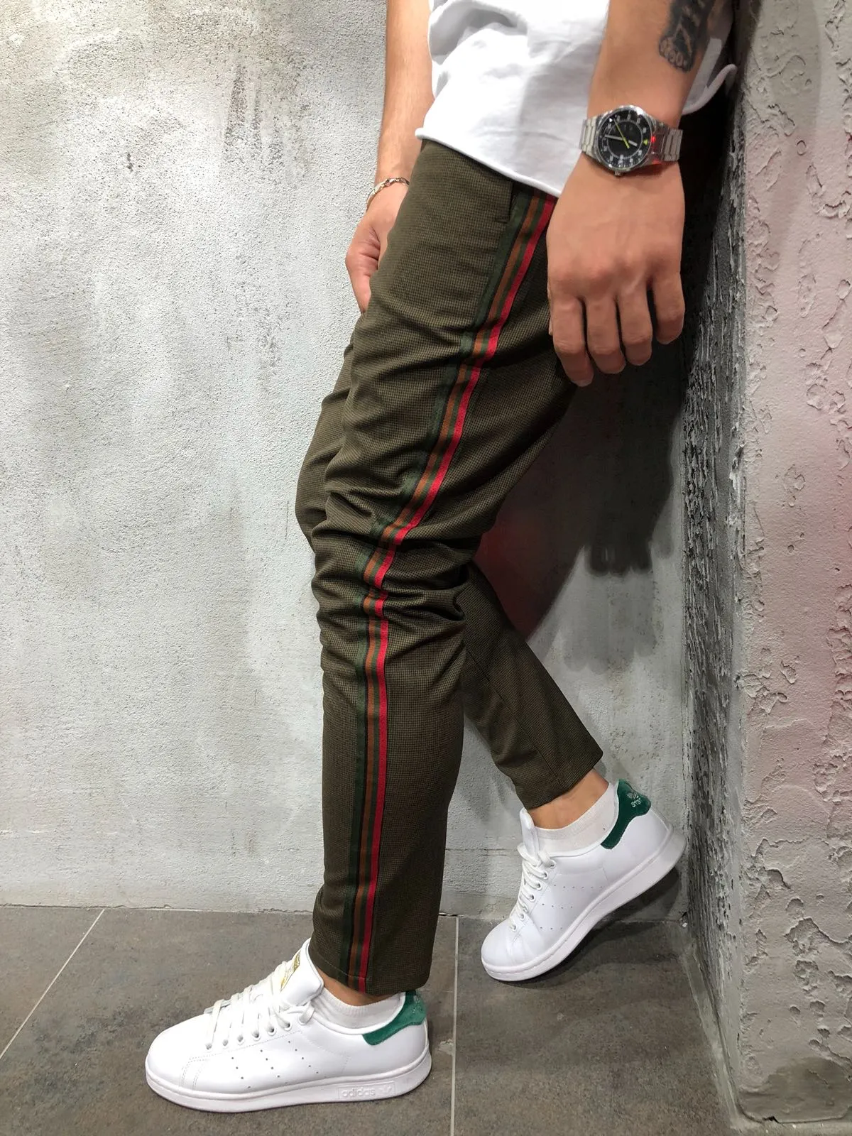 Khaki Jogger Pant A166 Streetwear Jogger Pants