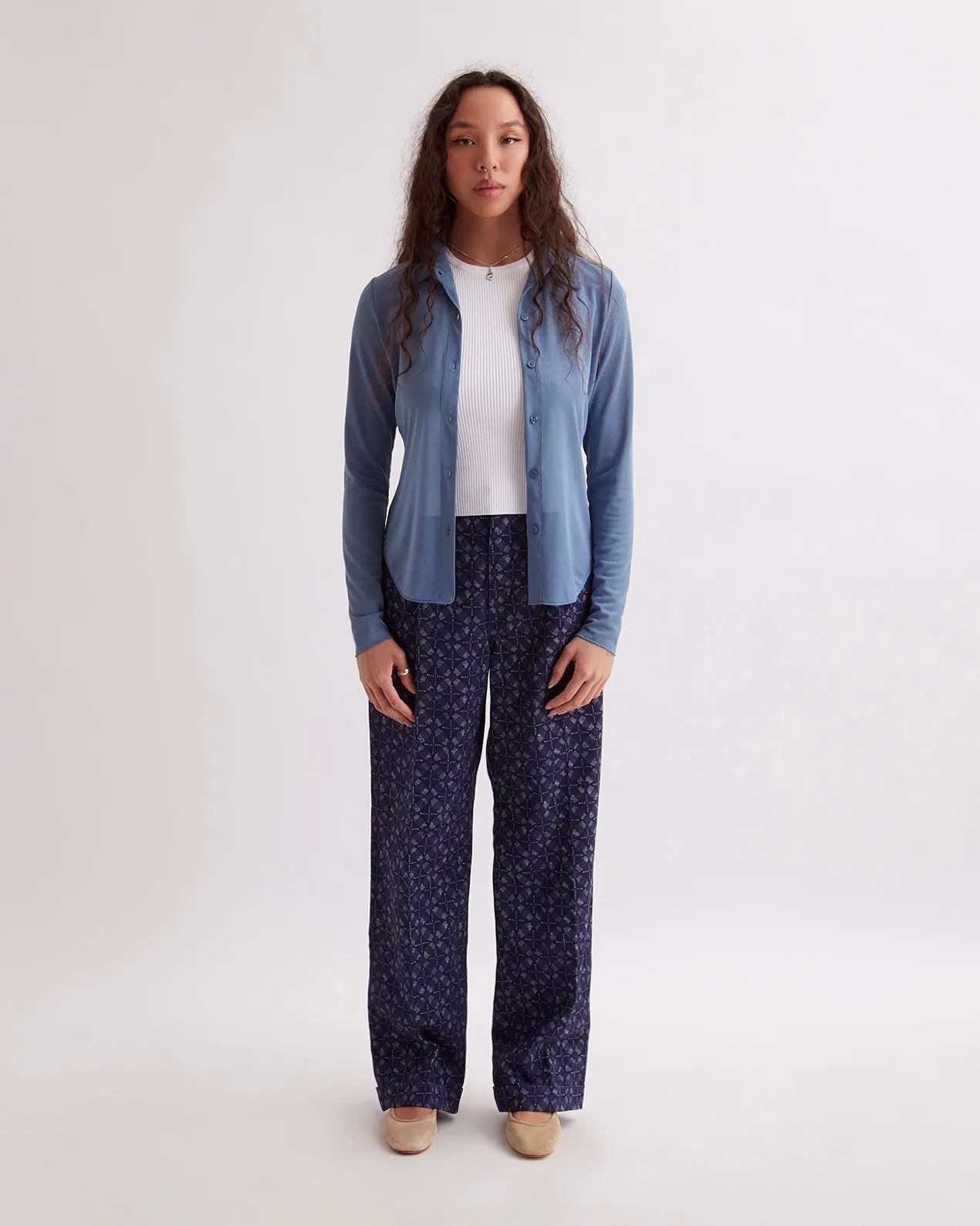 Kim Blockprint Trouser