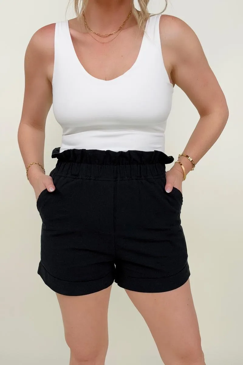 Knot Front Cropped Top and Shorts Set - Ships from The US