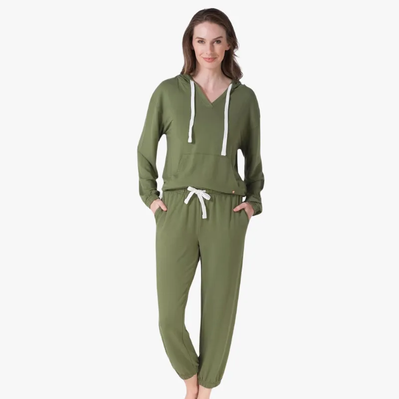 LatteLove High Waisted Jogger Olivine