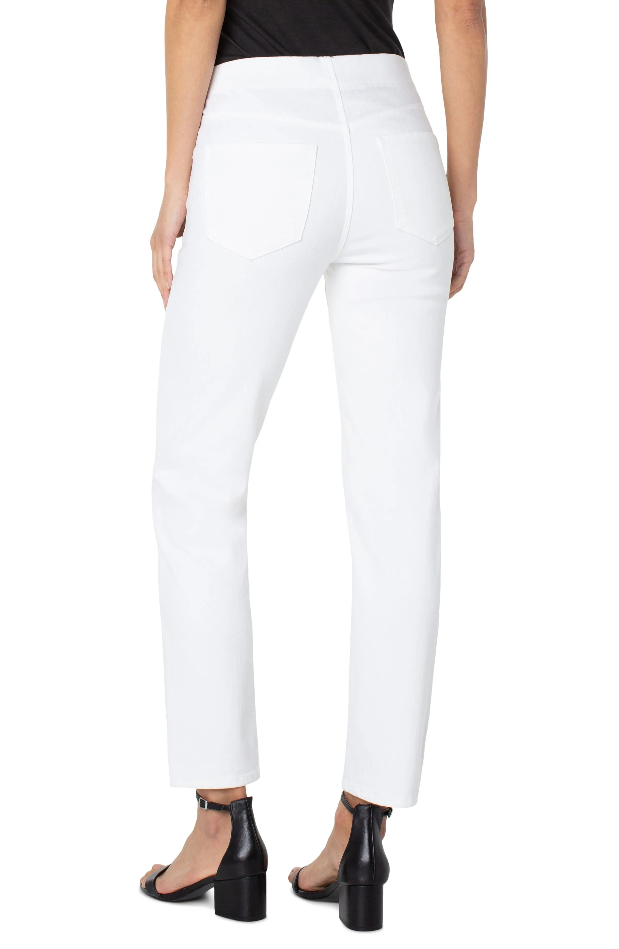 Liverpool Chloe Slim Pants (Bright White)