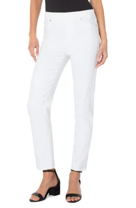 Liverpool Chloe Slim Pants (Bright White)