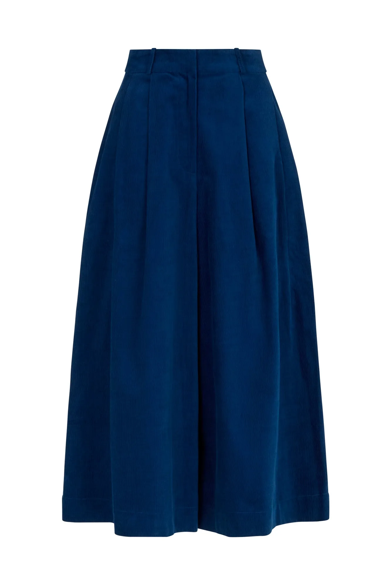 Lori Needlecord Sapphire Blue Culotte