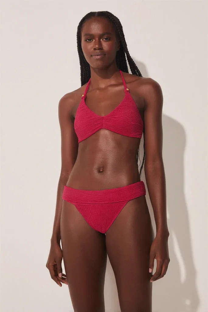 Lychee Medium Side Bikini Bottom With Yoke C1371B1653