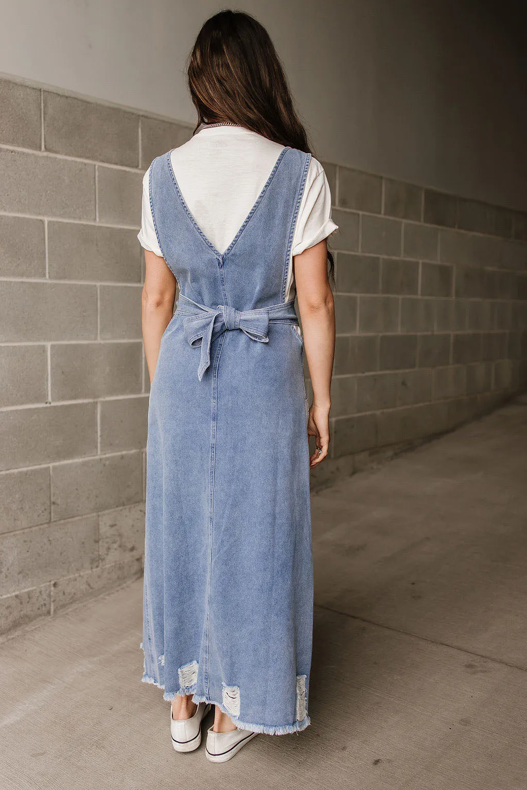 Maren Denim Maxi Dress