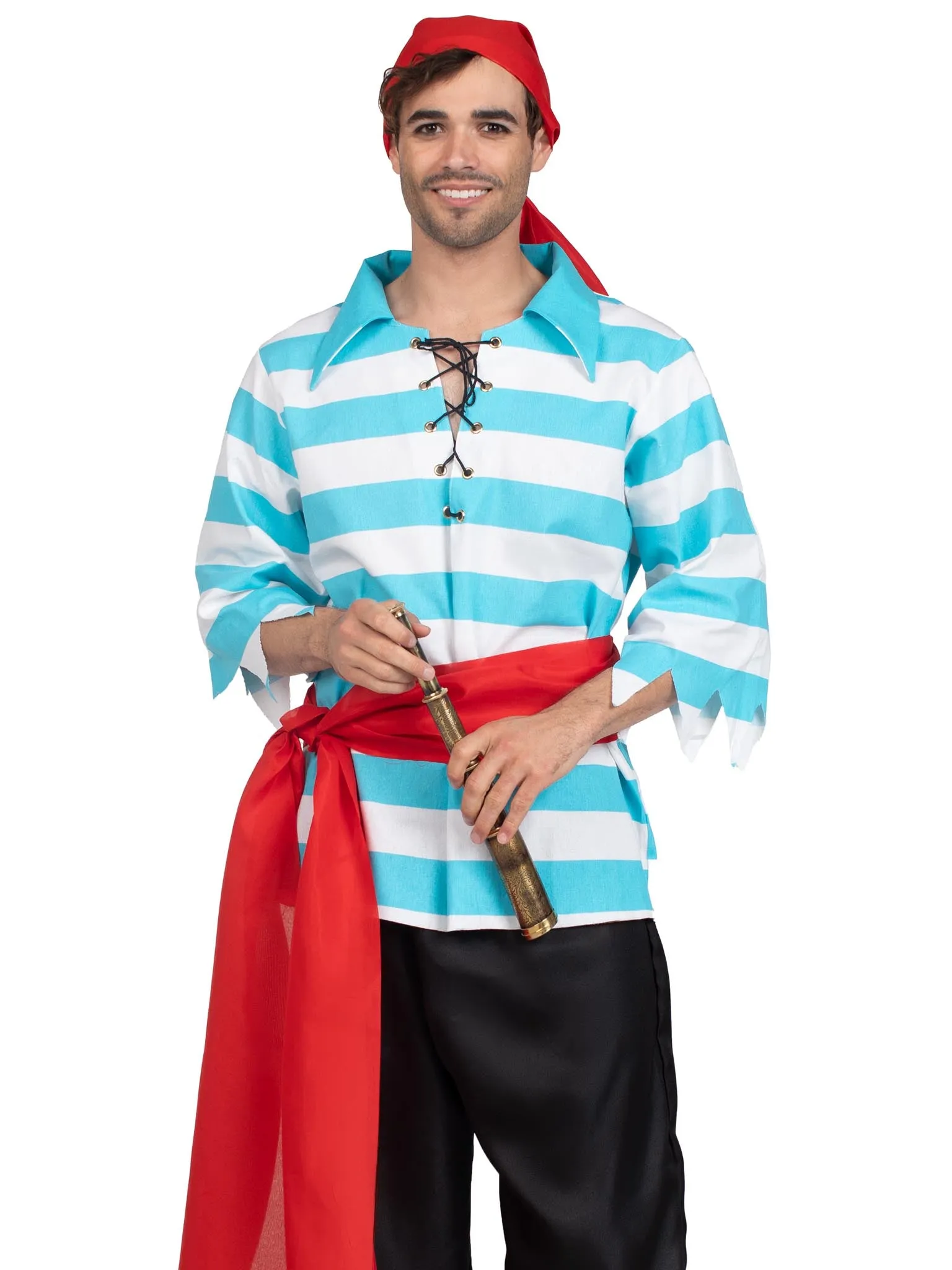 Men's 4 PC Pillaging Pirate Costume