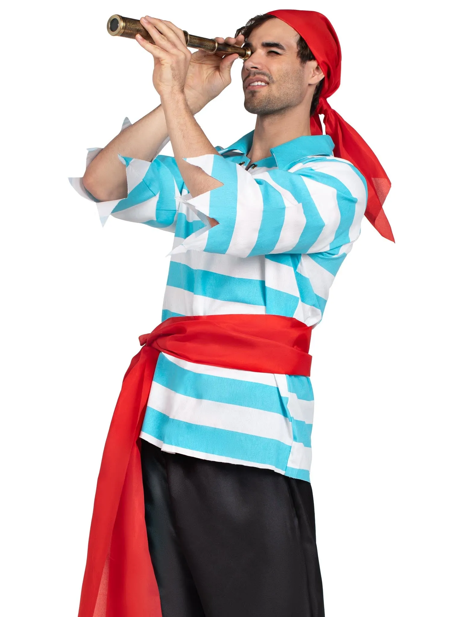 Men's 4 PC Pillaging Pirate Costume