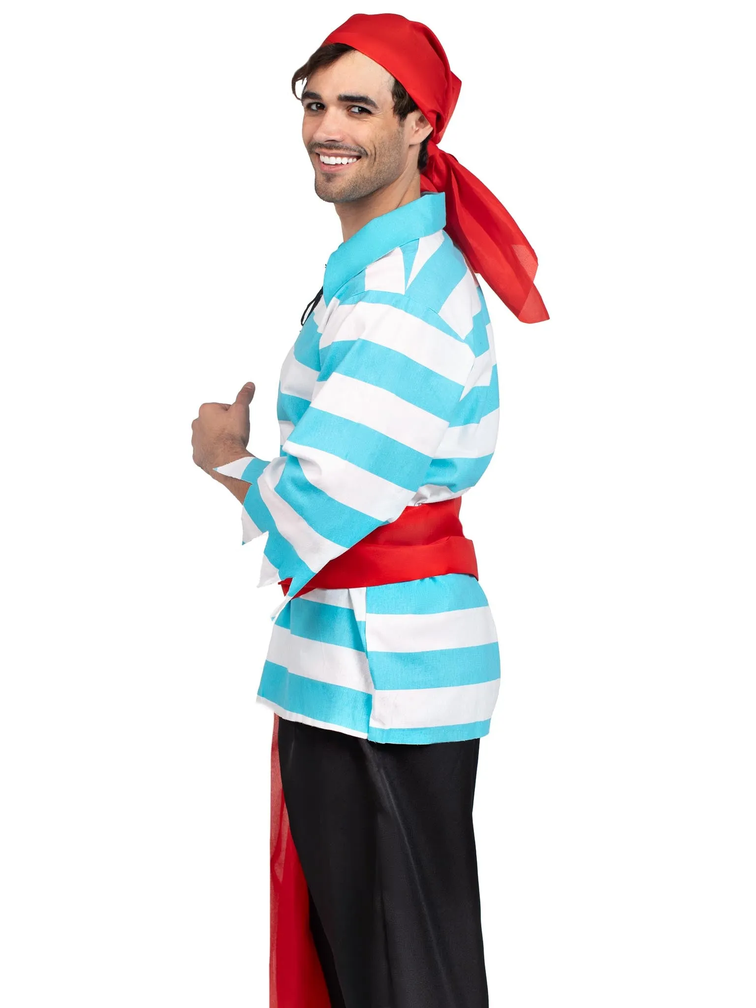 Men's 4 PC Pillaging Pirate Costume