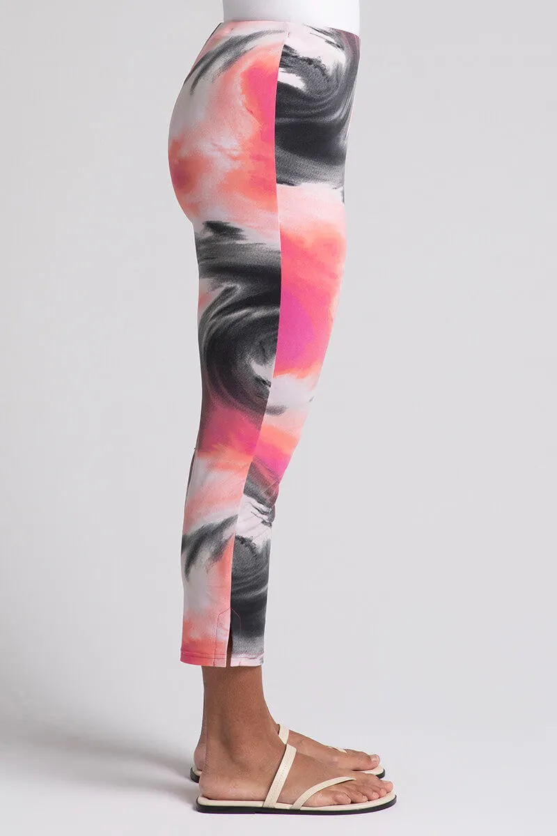 Narrow Pant Ankle | Marble Print