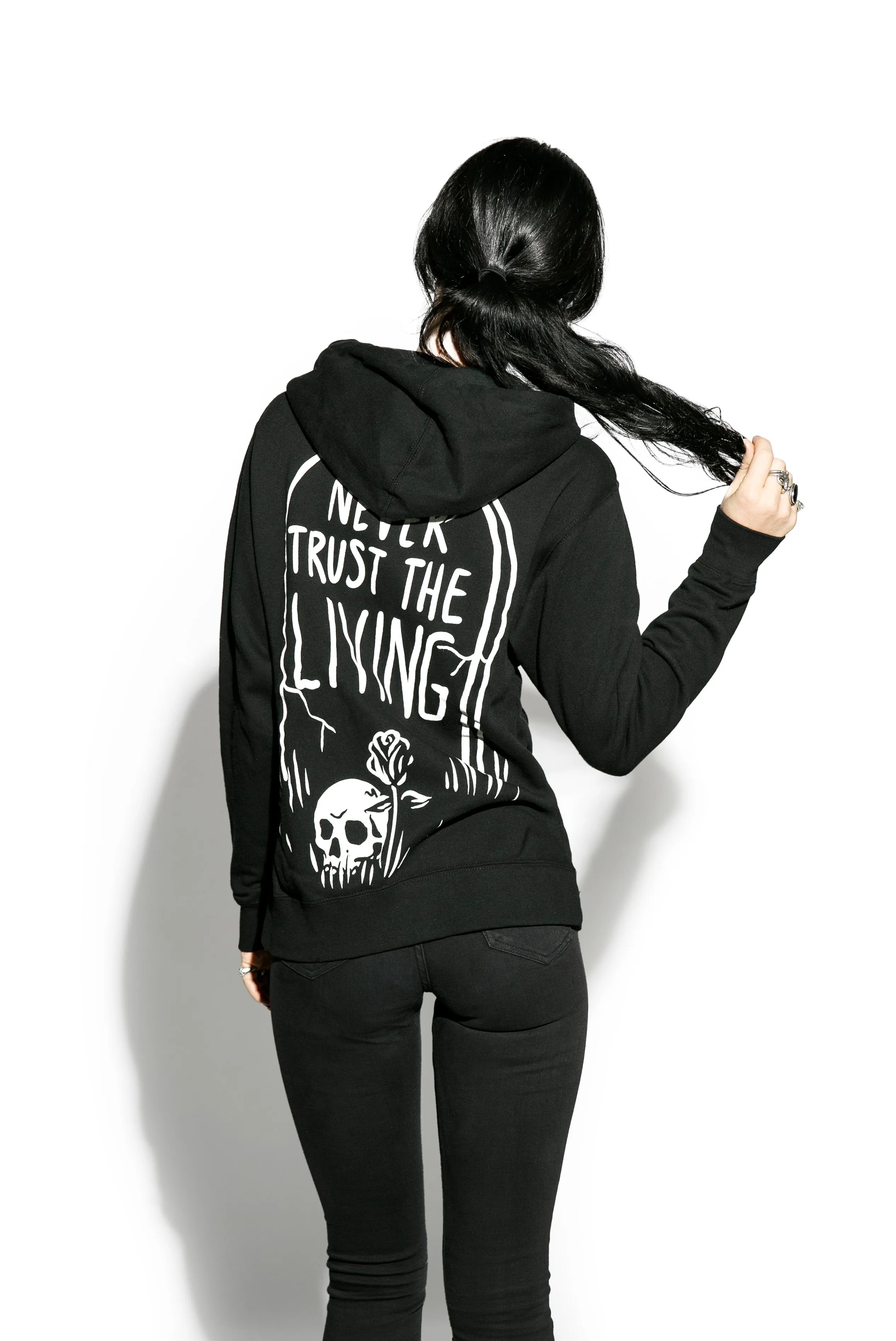 Never Trust The Living - Zip Up Hoodie