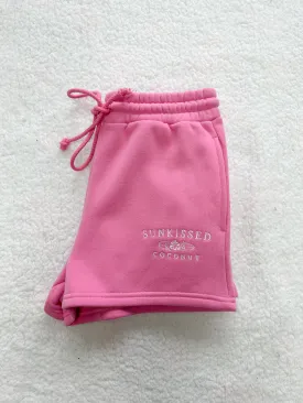 Olivia Taffy Pink Embroider Sunkissedcoconut Shorts