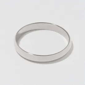 Platinum Classic Wedding Band - Polished 3mm