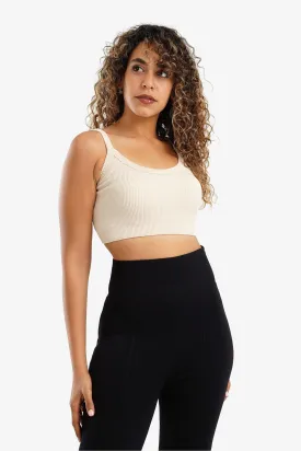 Plunge Neck Crop Top