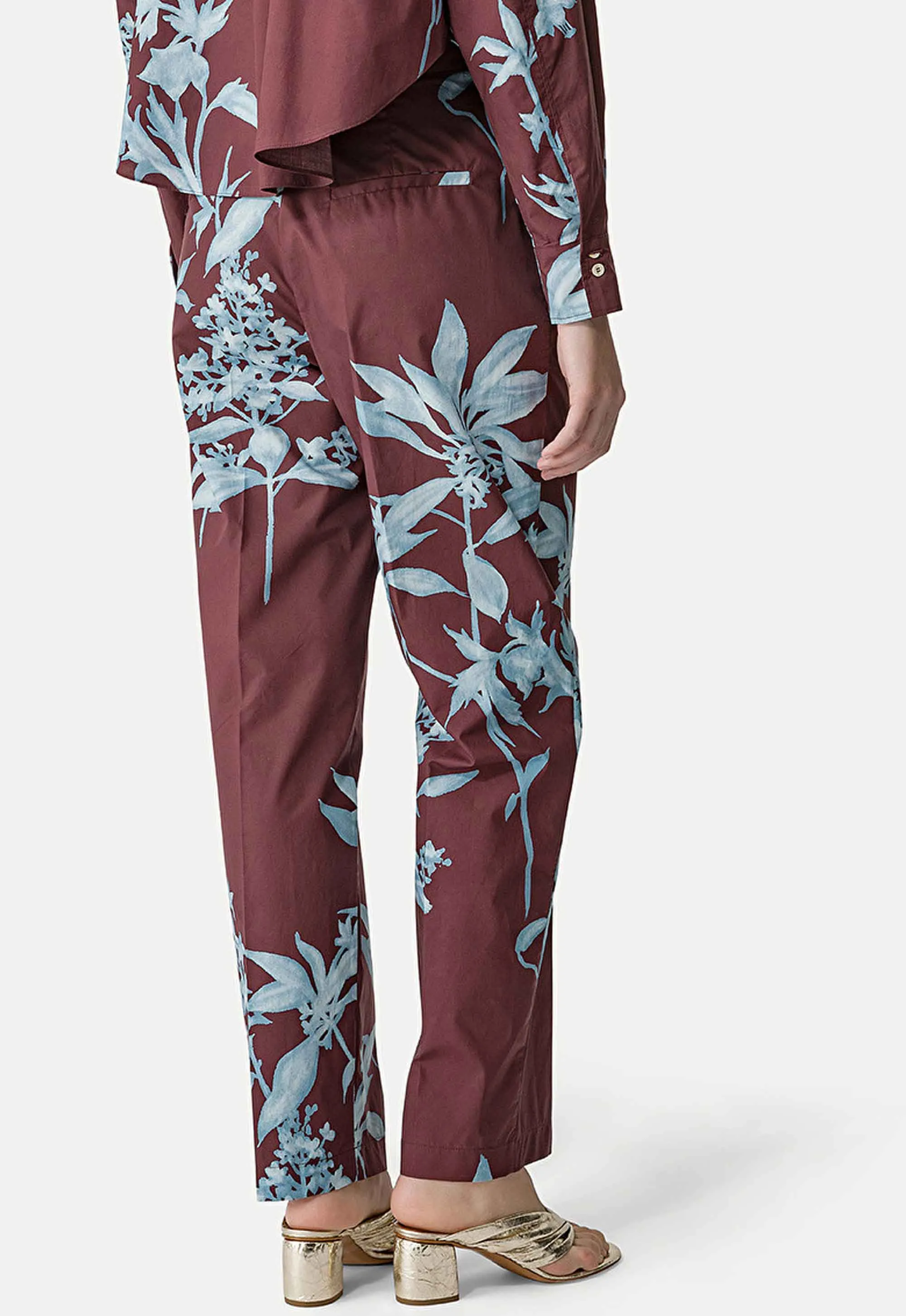 popline high-waisted trouser