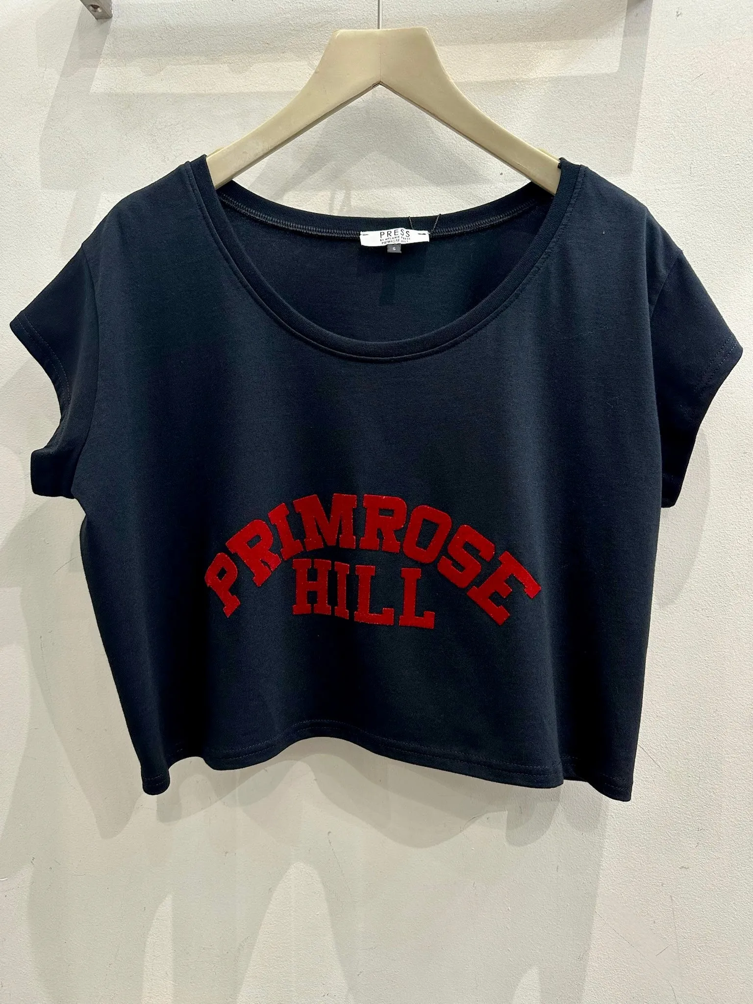 Primrose Hill Black Organic Cotton Boxy Tee