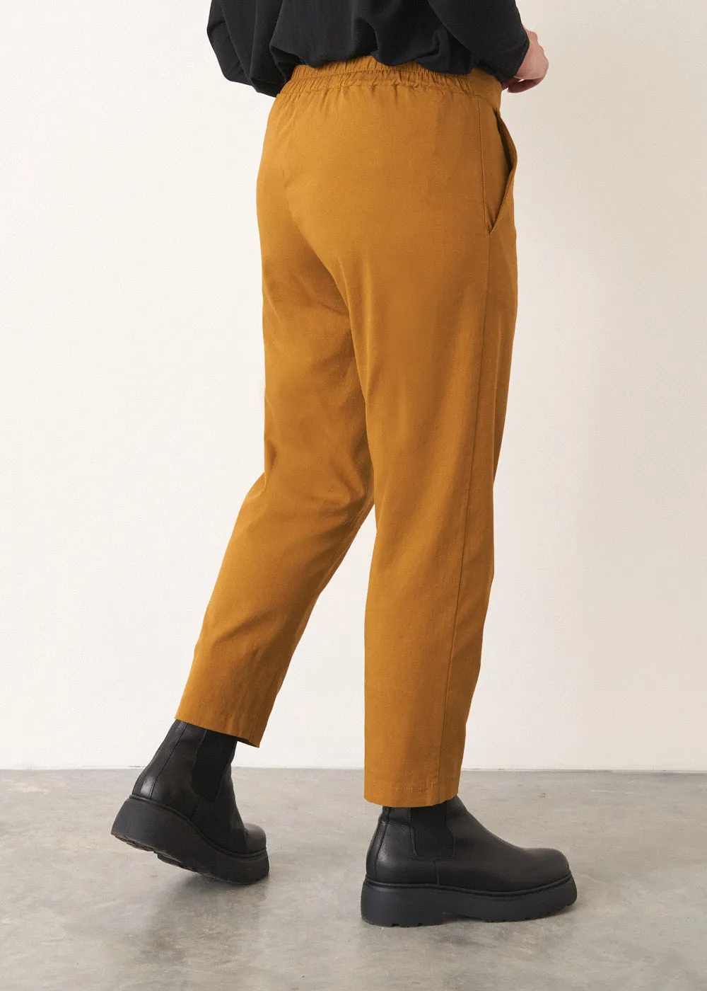 PRU MIDWEIGHT COTTON TROUSER - MUSTARD