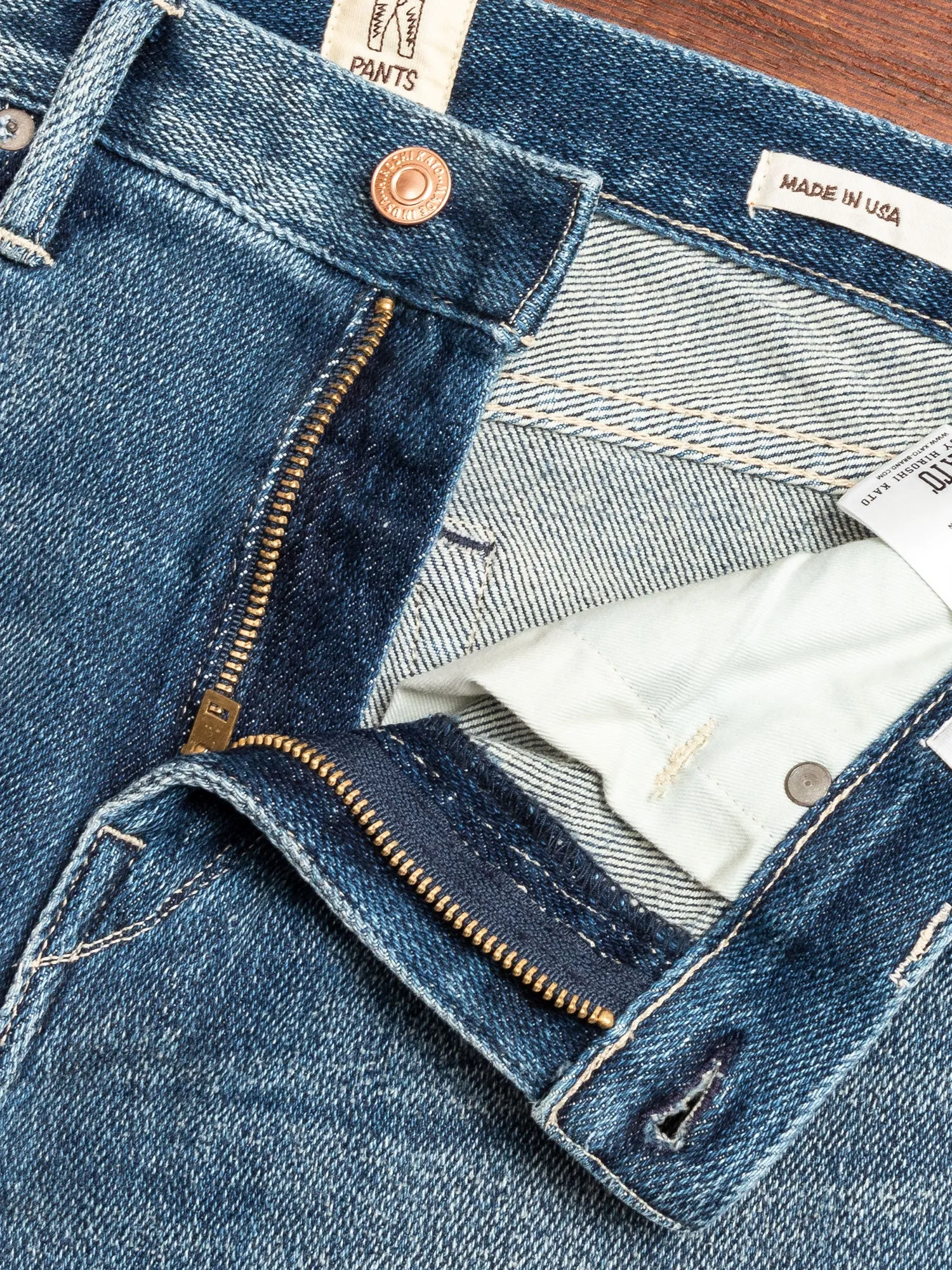 "Joey" 11.5oz Washed Indigo Stretch Selvedge Air Denim - Pen Slim