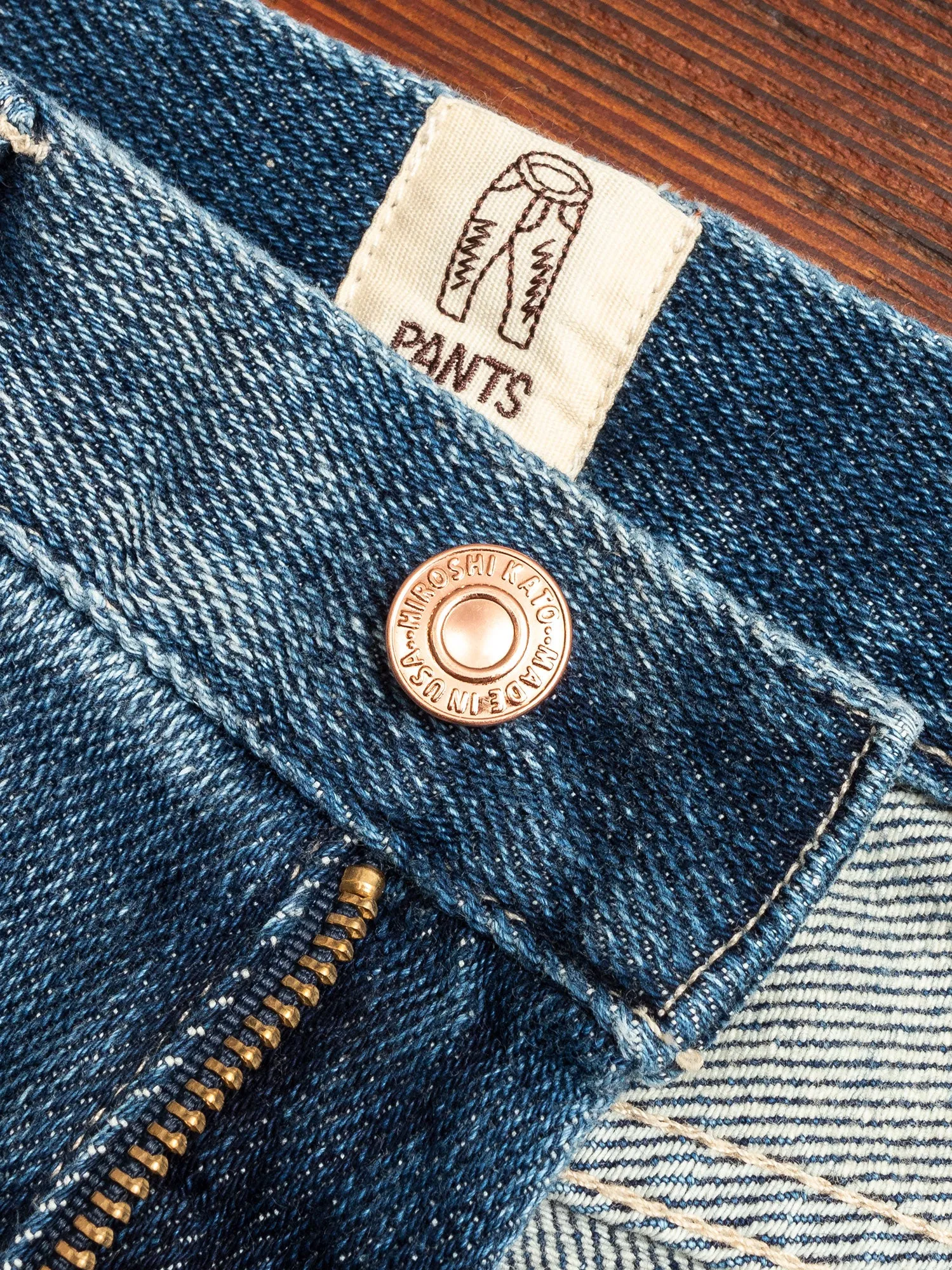 "Joey" 11.5oz Washed Indigo Stretch Selvedge Air Denim - Pen Slim