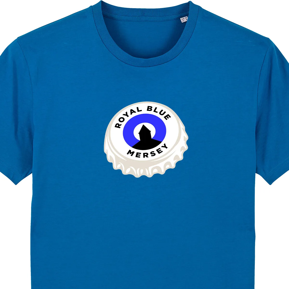 Royal Blue Mersey Bottle Top Tee