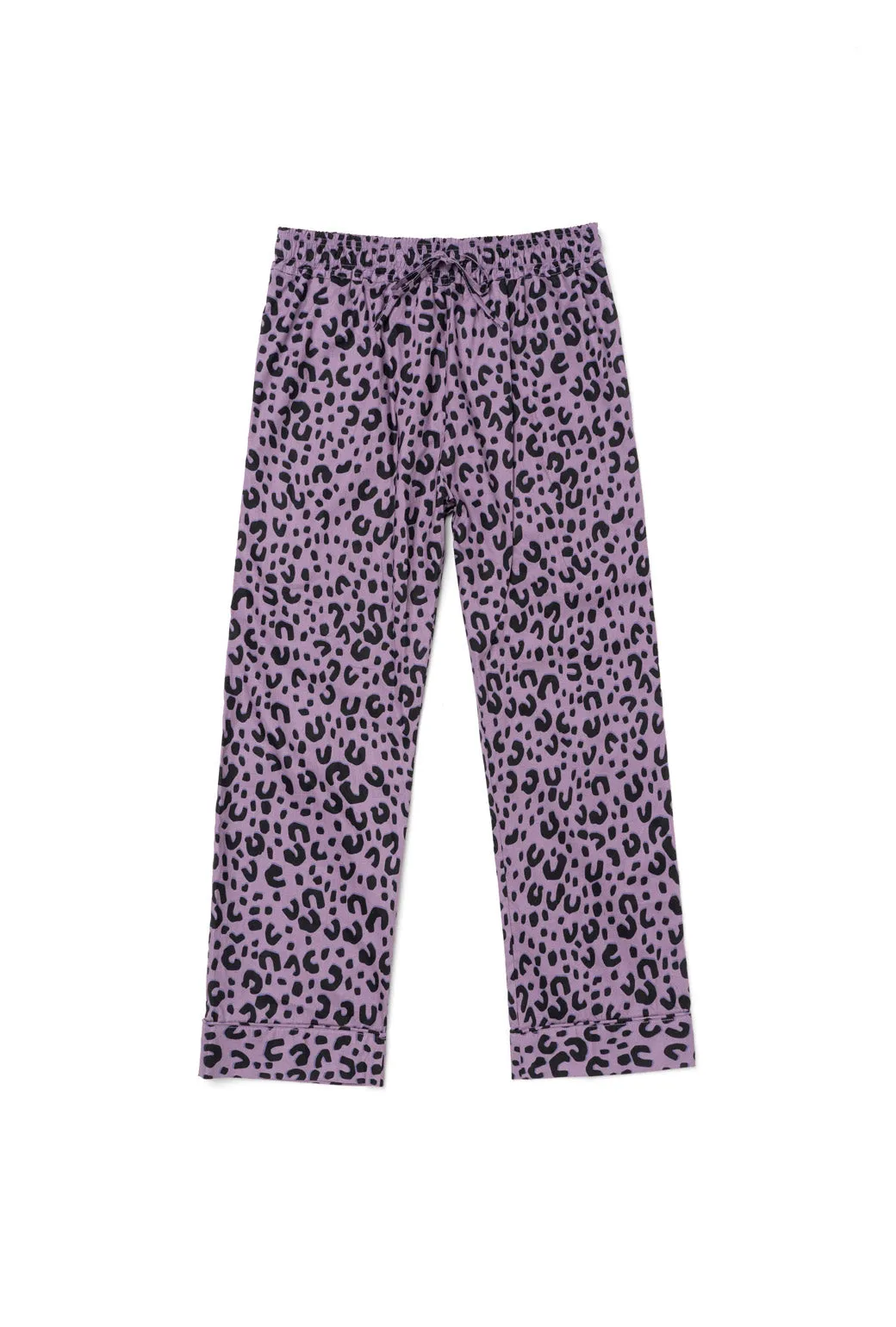 SAMPLE Everyday Pants - Purple Cheetah - Final Sale