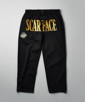 Scarface Gold Joggers - Black