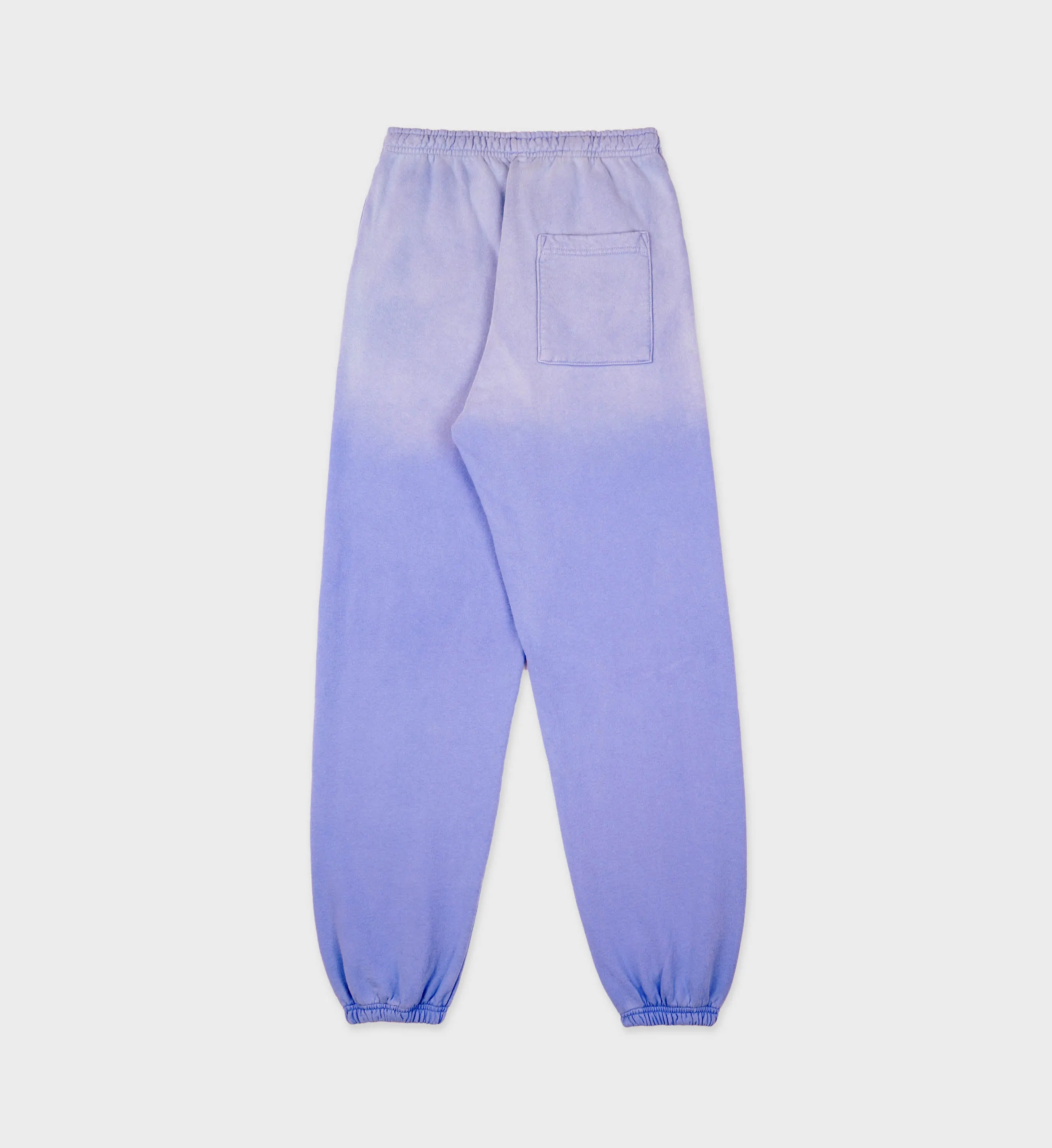 Serif Logo Sweatpant - Dip Dye Blue/White