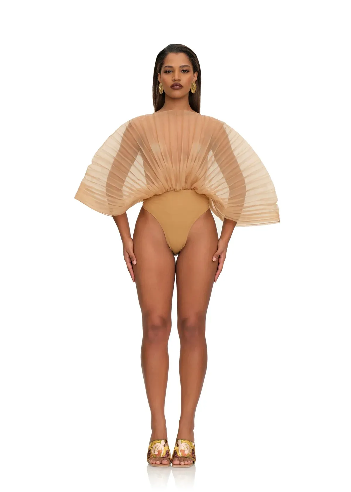 Sombra Puff Sleeve Bodysuit | Dust