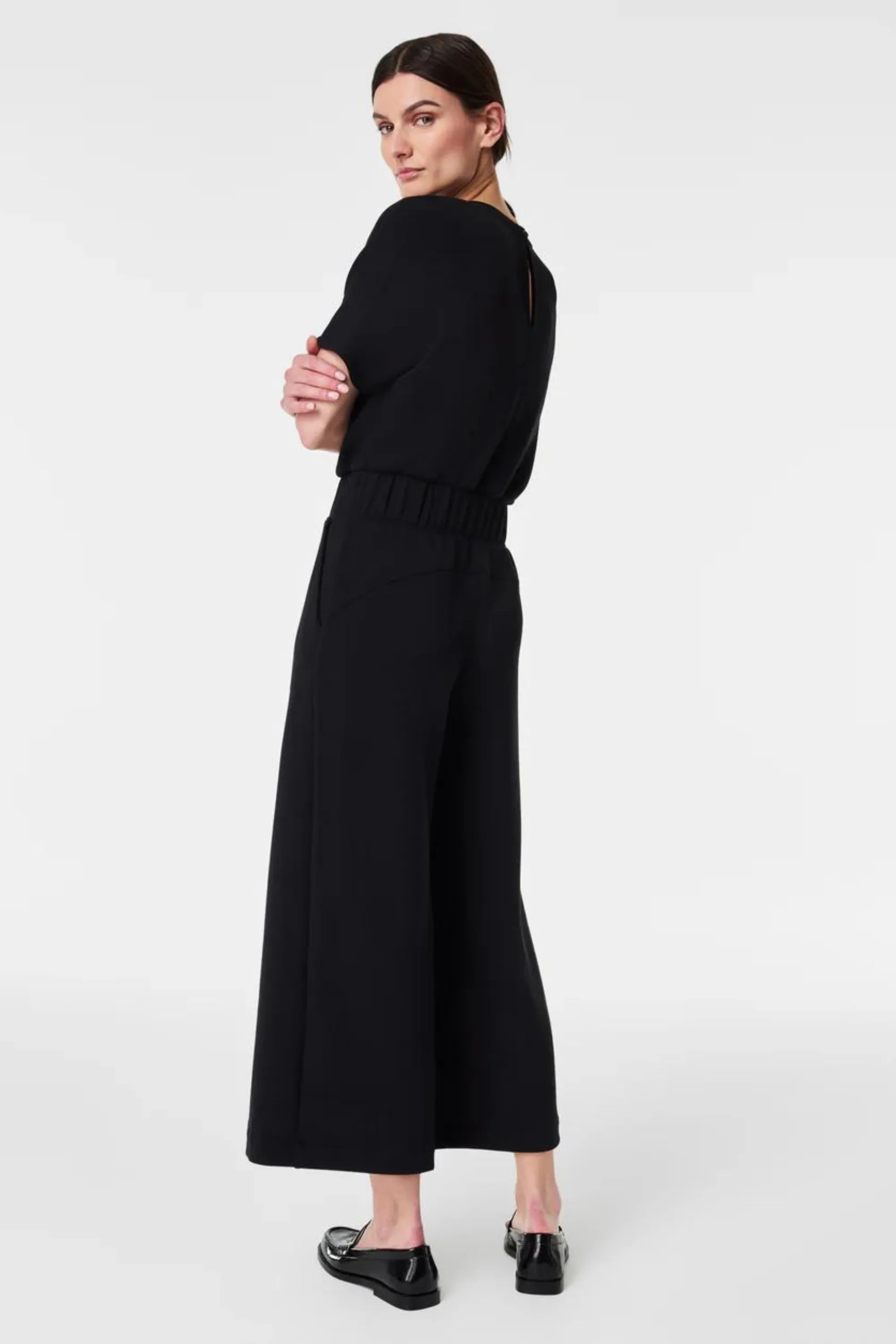 Spanx Cropped Wide Leg Jumpsuit