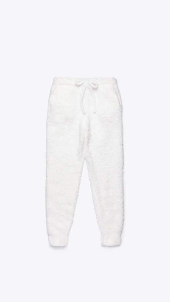 Teddy Jogger - Winter White