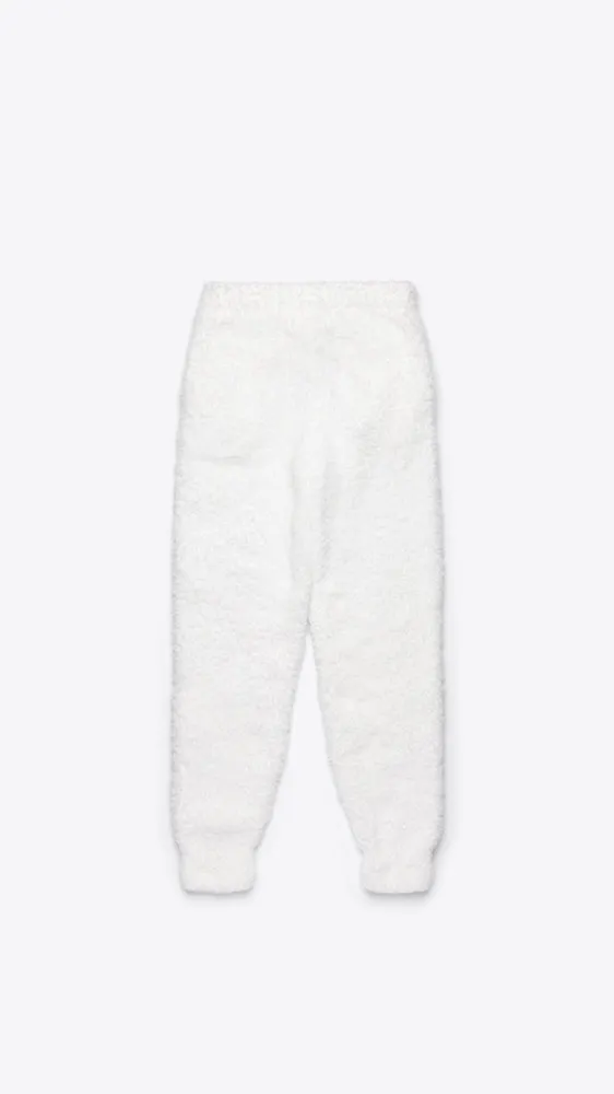 Teddy Jogger - Winter White