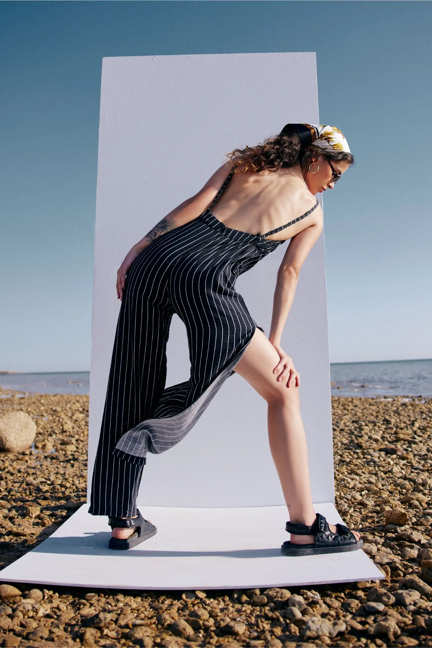 THE BACKLESS SAILOR JUMPSUIT