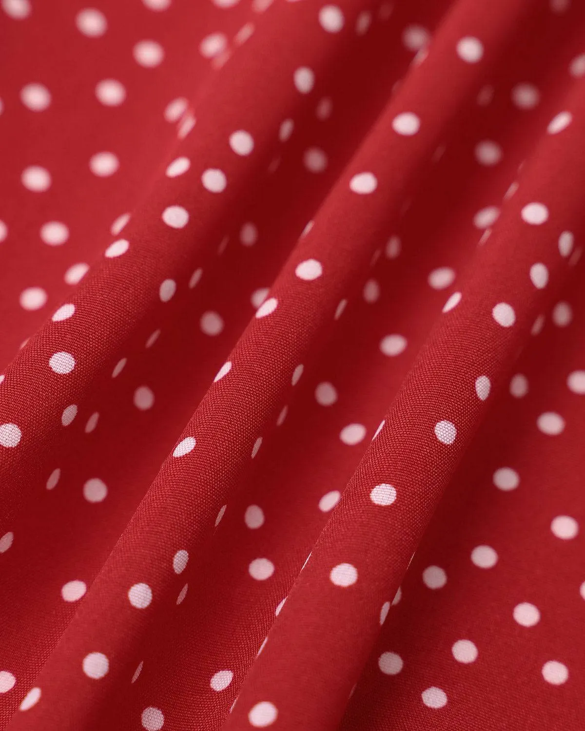 The Polka Dot Ruffle Wrap Dress