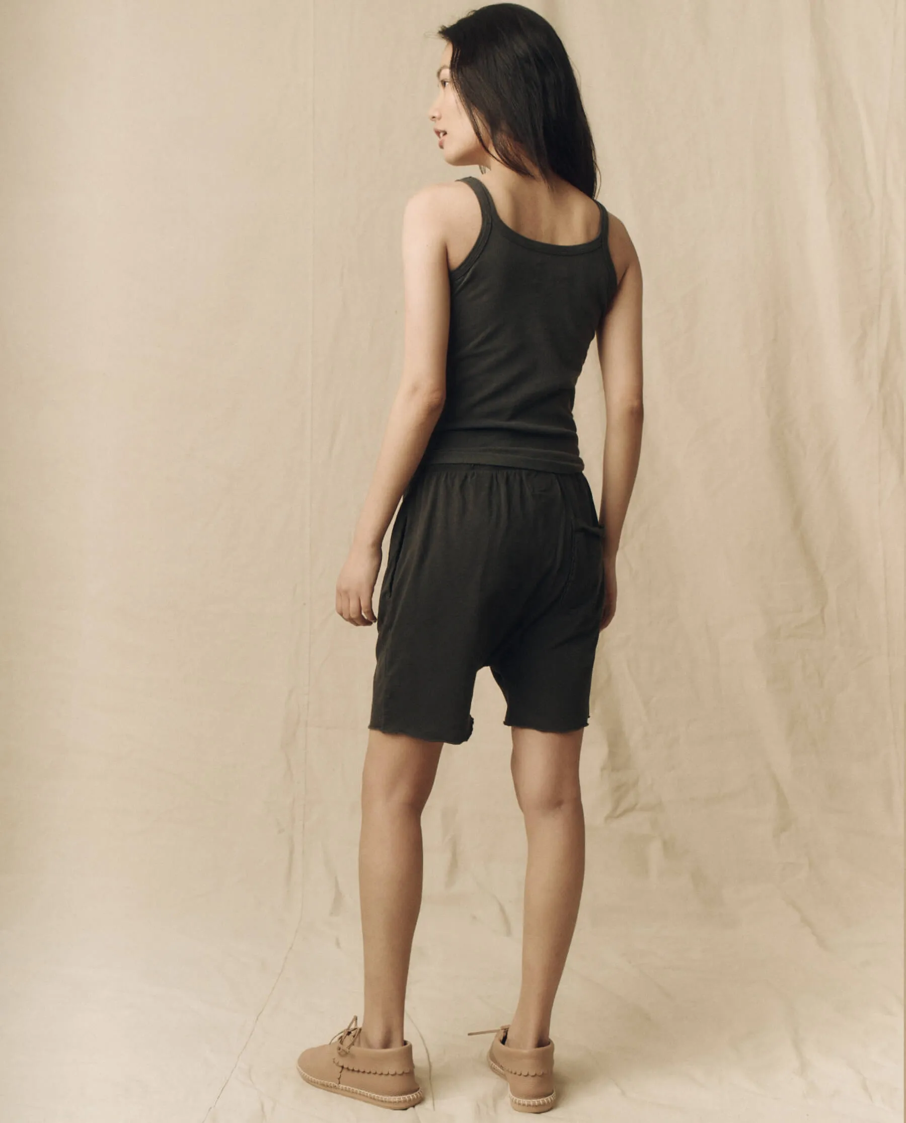 The Slim Tank. Solid -- Washed Black