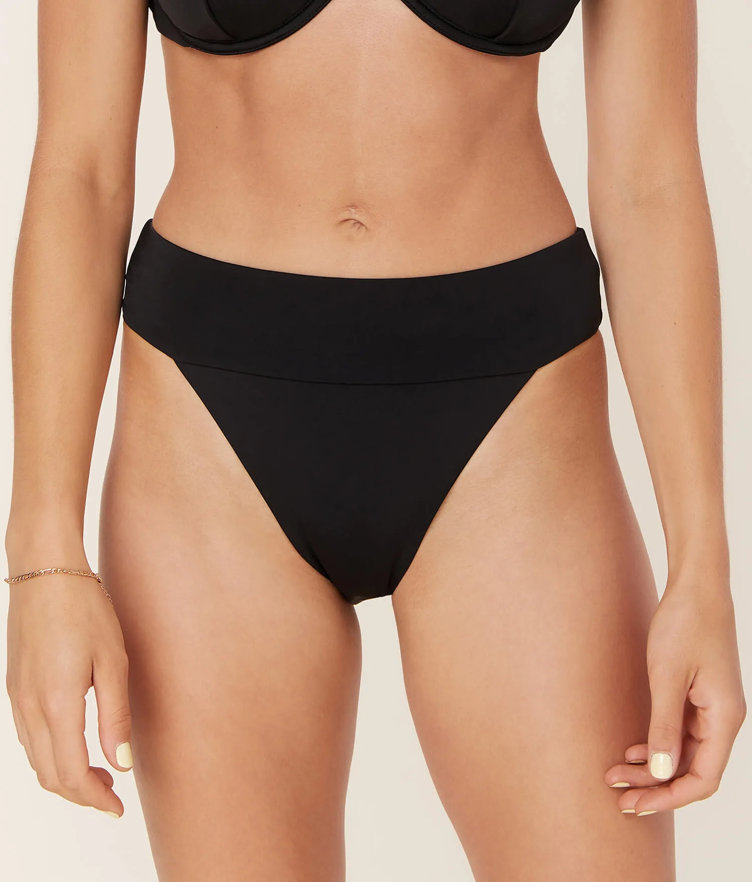 The Wide - Band - Cheeky - Bottom - Eco Nylon - Black