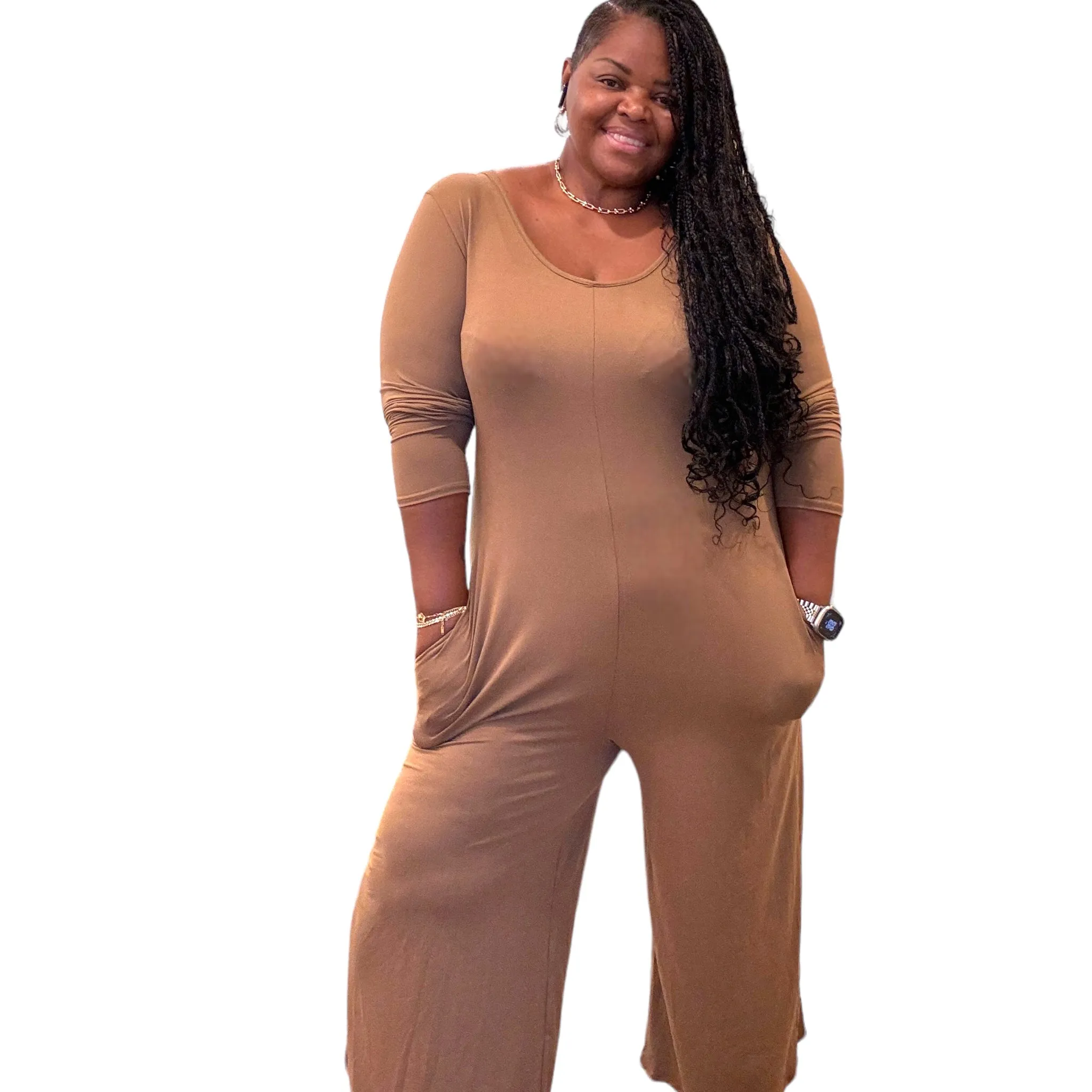 The Zatima Wide Leg Jumpsuit