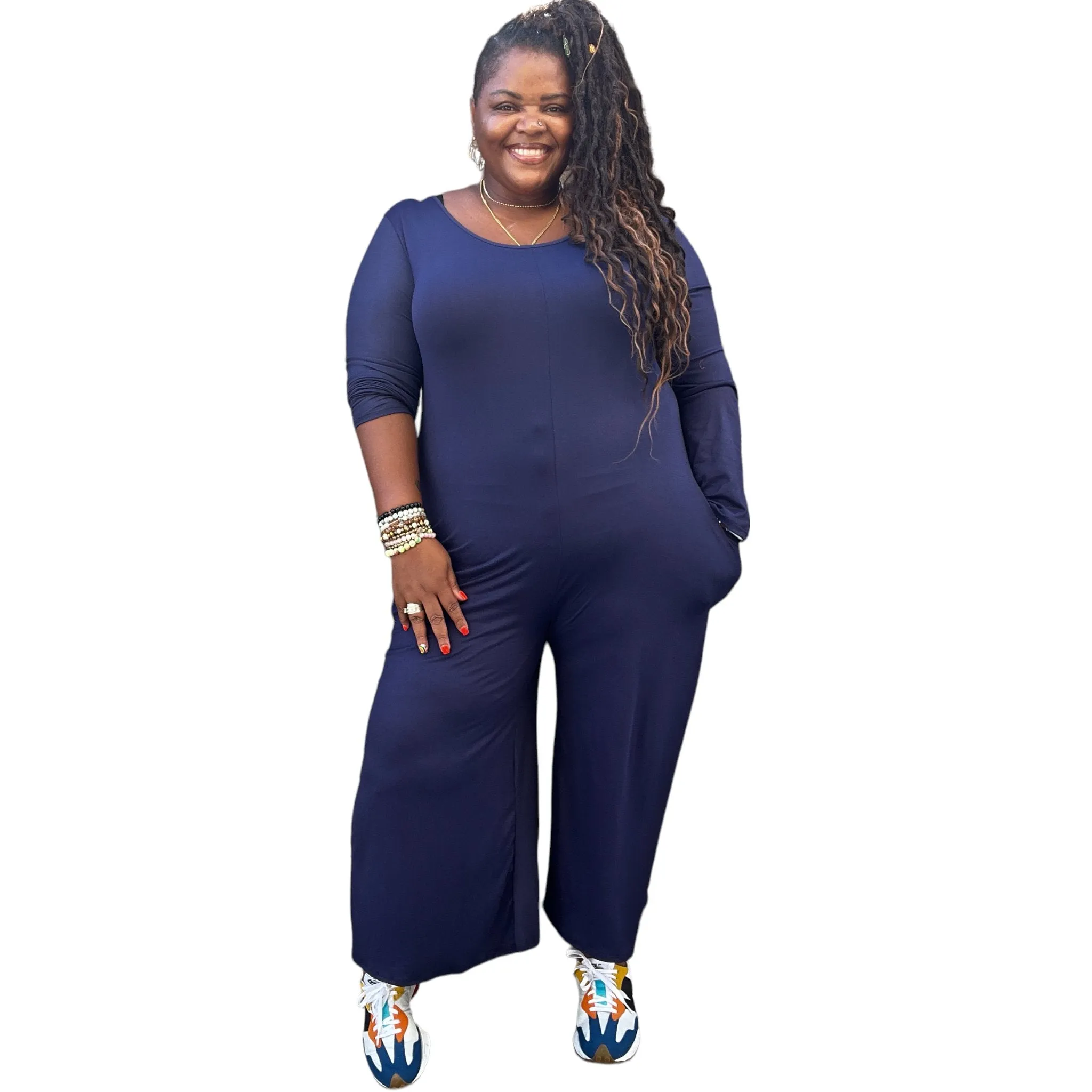 The Zatima Wide Leg Jumpsuit