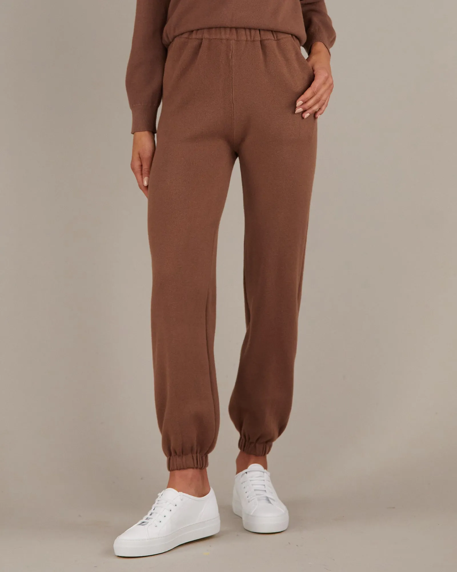 Titan Knit Jogger - Cocoa