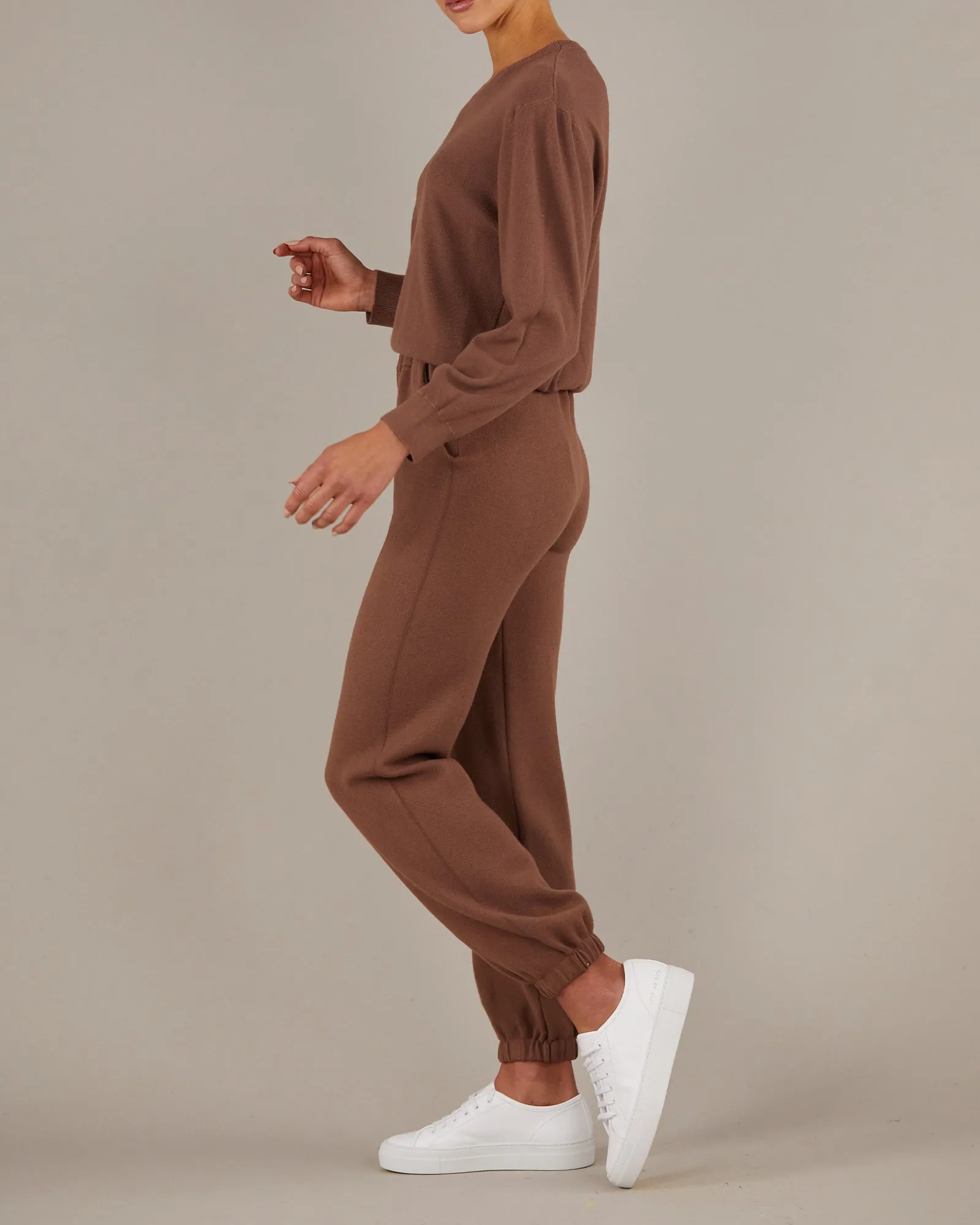 Titan Knit Jogger - Cocoa