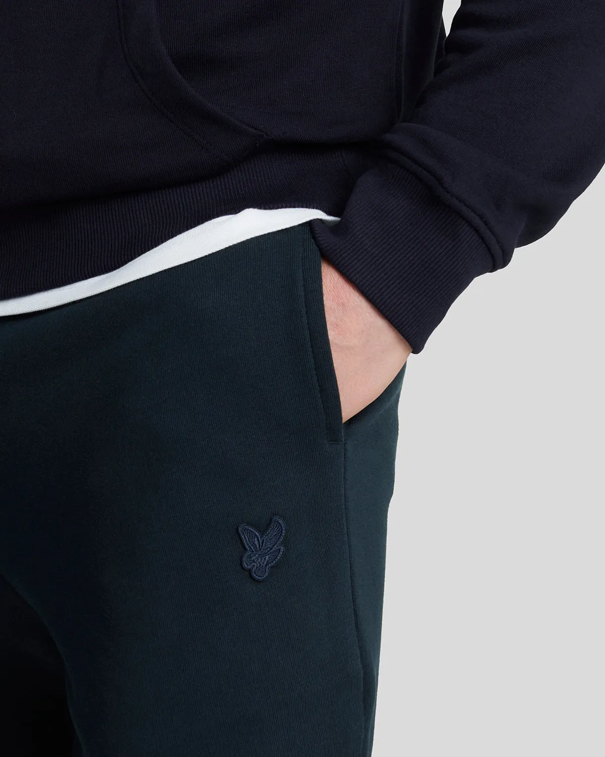 Tonal Eagle Skinny Sweatpant