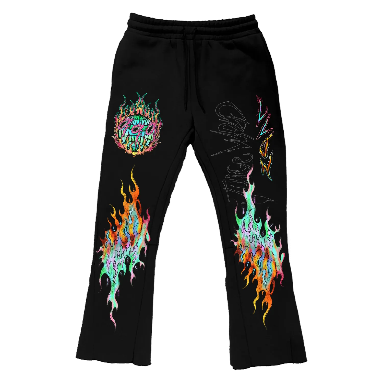 UP IN FLAMES SWEATPANTS